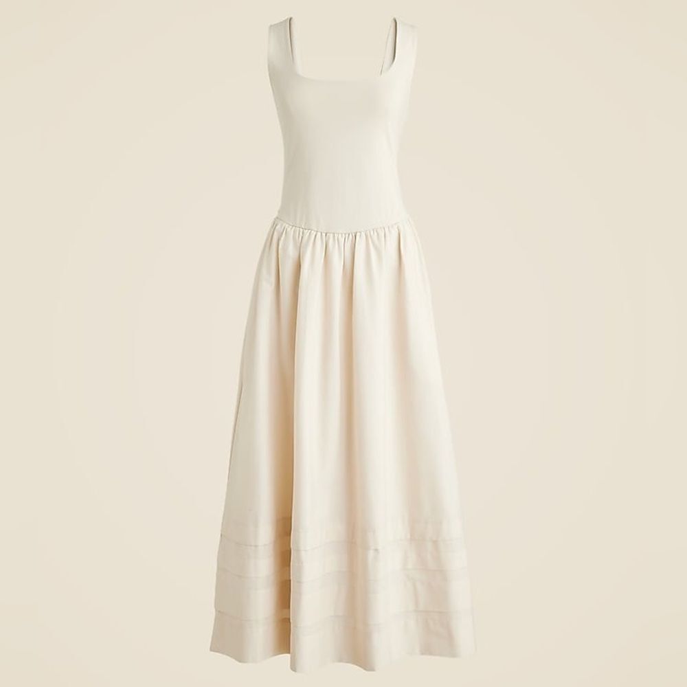 J. Crew Cream Maxi Tank Dress - Picture 5 of 8